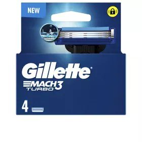 Lames de rasoir Gillette MACH 3 TURBO (4 Unités) de Gillette, Homme - Réf : S05126544, Prix : 17,00 €, Remise : %