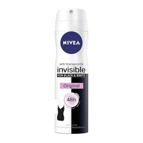 Desodorizante em Spray Black & White Invisible Nivea (200 ml) de Nivea, Desodorizantes - Ref: S0542402, Preço: 5,12 €, Descon...