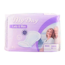 Pensos Higiénicos para Incontinência Maxi My Day My Day (8 uds) 8 Unidades (Parafarmácia) de My Day, Protege slips - Ref: S05...