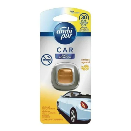 Car Air Freshener Anti Tabacco Agrumi Ambi Pur Car 125 g by Ambi Pur, Air Freshener - Ref: S0544800, Price: 2,35 €, Discount: %