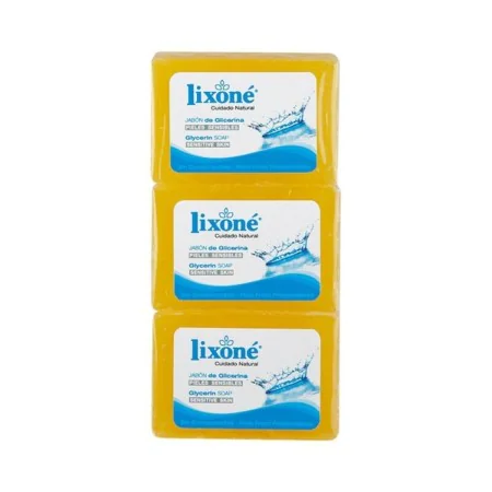 Saponetta alla Glicerina Naturale Lixoné (3 uds) di Lixoné, Saponi per le mani - Rif: S0564202, Prezzo: 4,20 €, Sconto: %