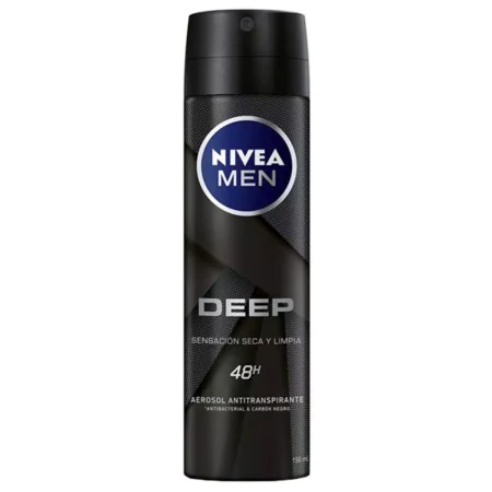 Desodorizante em Spray Men Deep Black Carbon Nivea J25107-bf (150 ml) 150 ml de Nivea, Desodorizantes - Ref: S0567113, Preço:...