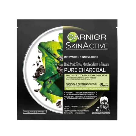 Máscara Facial PURE CHARCOAL black detox Garnier de Garnier, Máscaras - Ref: S0572884, Preço: 3,53 €, Desconto: %