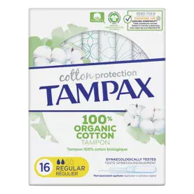 Tampones Regulares Tampax Tampax Organic Regular (16 uds) 16 Unidades de Tampax, Tampones - Ref: S0572988, Precio: 7,38 €, De...