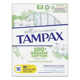 Tampons Réguliers Tampax Tampax Organic Regular (16 uds) 16 Unités de Tampax, Tampons - Réf : S0572988, Prix : 7,38 €, Remise...