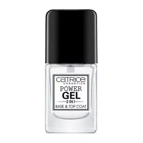 Nagellack Power Gel 2 in 1 Base and Top Coat Catrice Power Gel In (10,5 ml) 10,5 ml von Catrice, Farblack - Ref: S0573462, Pr...