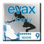 Night Sanitary Pads with Wings Liberty Evax (9 uds) by Evax, Pantyliners - Ref: S0573719, Price: 5,74 €, Discount: %