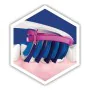 Brosse à Dents 3D White Pro-Flex Luxe Oral-B D White Flex Luxe Moyen 1 Unités de Oral-B, Brosses à dents manuelles - Réf : S0...