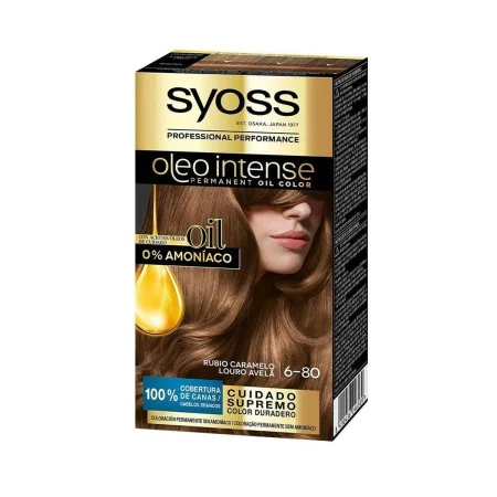 Tinta Permanente Syoss Olio Intense Sem amoníaco Nº 6,80 Louro Caramelo de Syoss, Coloração permanente - Ref: S0585350, Preço...