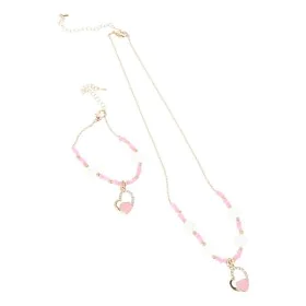 Conjunto Colar e Pulseiras Inca Collar Y Pulsera Corazones Corações (2 pcs) de Inca, Joalharia - Ref: S0587149, Preço: 7,62 €...