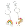 Portachiavi Inca Unicorno Arcobaleno (2 pcs) di Inca, Portachiavi - Rif: S0587290, Prezzo: 6,40 €, Sconto: %