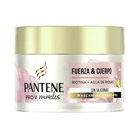 Maschera Riparatrice per Capelli Pantene Miracle Volumen Nutricion Acqua di rose Biotina 160 ml di Pantene, Balsami ad azione...