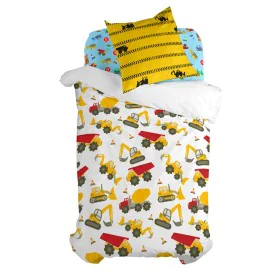 Juego de funda nórdica HappyFriday Mr Fox Machinery Multicolor Cama de 80 2 Piezas de HappyFriday, Edredones y fundas para ed...