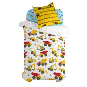 Duvet cover set HappyFriday Mr Fox Machinery Multicolour Single 2 Pieces by HappyFriday, Quilts and quilt covers - Ref: D1609...