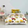 Duvet cover set HappyFriday Mr Fox Machinery Multicolour Single 2 Pieces by HappyFriday, Quilts and quilt covers - Ref: D1609...