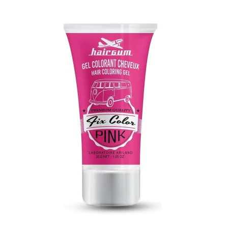 Colorazione non Permanente Hairgum Fix Color Rosa Gel Fissante Extraforte 30 ml di Hairgum, Colore semi permanente - Rif: S05...