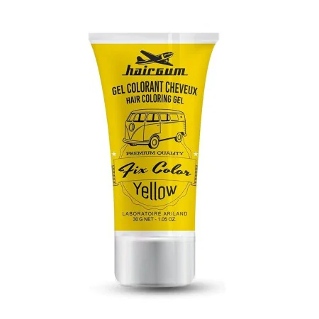 Coloração Não Permanente Hairgum Fix Color Amarelo Gel Fixador (30 ml) de Hairgum, Coloração semipermanente - Ref: S0598747, ...