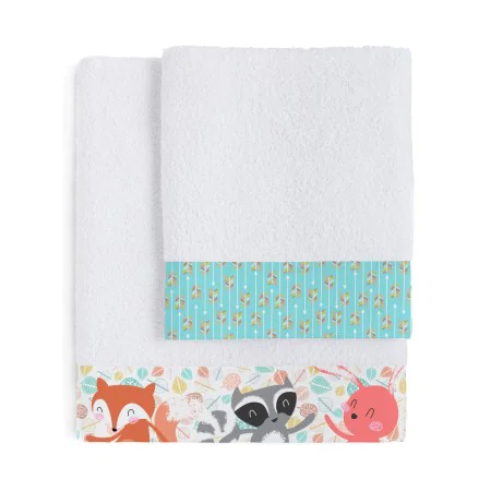 Set di asciugamani HappyFriday Moshi Moshi Fantasy Multicolore 2 Pezzi di HappyFriday, Asciugamani - Rif: D1609632, Prezzo: 3...