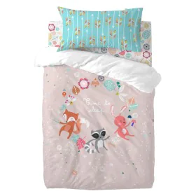 Duvet cover set HappyFriday Moshi Moshi Fantasy Multicolour Baby Crib 2 Pieces by HappyFriday, Quilts and quilt covers - Ref:...