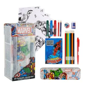 Set Escolar Marvel 16 Piezas Rojo de Marvel, Sets de material escolar - Ref: S0737646, Precio: 8,13 €, Descuento: %