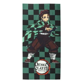 Toalha de Praia Demon Slayer Verde 100 % poliéster 70 x 140 cm de Demon Slayer, Toalhas - Ref: S0739995, Preço: 7,93 €, Desco...