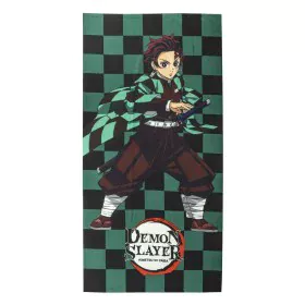 Strandbadetuch Demon Slayer grün 100 % polyester 70 x 140 cm von Demon Slayer, Handtücher - Ref: S0739995, Preis: 7,13 €, Rab...