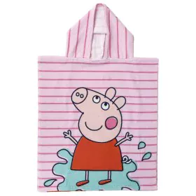 Poncho-Toalla con Capucha Peppa Pig Rosa 50 x 115 cm de Peppa Pig, Toallas - Ref: S0740038, Precio: 7,13 €, Descuento: %