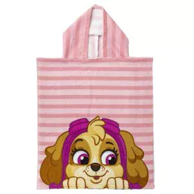 Serviette poncho avec capuche The Paw Patrol Rose 50 x 115 cm de The Paw Patrol, Serviettes de bain - Réf : S0740043, Prix : ...