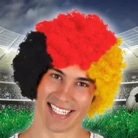 Peruca de Cabelo Encaracolado Afro Alemanha de BigBuy Carnival, Perucas e postiços - Ref: S1121959, Preço: 4,04 €, Desconto: %