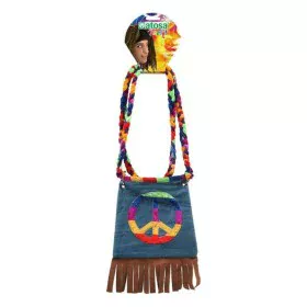 Borsa Hippie 27946 (19 x 18 cm) Multicolore di BigBuy Carnival, Kit di travestimento - Rif: S1122036, Prezzo: 4,40 €, Sconto: %