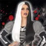 Perruque pour Halloween Noir Blanc de BigBuy Carnival, Perruques et postiches - Réf : S1122360, Prix : 6,04 €, Remise : %