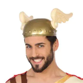 Gaul Helmet Golden by BigBuy Carnival, Hunting Hats - Ref: S1122495, Price: 4,53 €, Discount: %