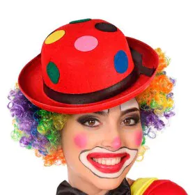 Hat Male Clown Red by BigBuy Carnival, Hunting Hats - Ref: S1122539, Price: 4,07 €, Discount: %