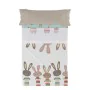 Bedding set HappyFriday Moshi Moshi Rabbit family Multicolour Single 2 Pieces by HappyFriday, Sheets and pillowcases - Ref: D...