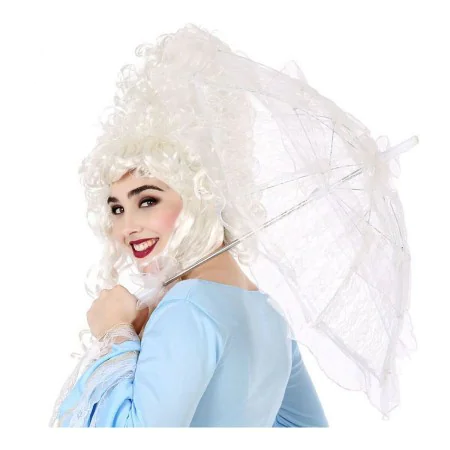 Umbrella 57619 White 58 cm (58 cm) by BigBuy Carnival, Sets & Kits - Ref: S1122768, Price: 7,42 €, Discount: %