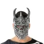 Máscara Halloween Demonio Esqueleto Gris (20 X 33 cm) de BigBuy Carnival, Máscaras - Ref: S1123365, Precio: 6,79 €, Descuento: %