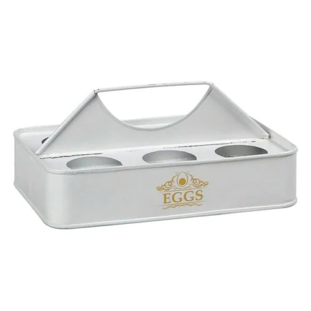 Egg cup 111255 White by BigBuy Cooking, Shelves and supports - Ref: S1124454, Price: 4,44 €, Discount: %