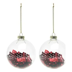 Bolas de Navidad (2 pcs) 119803 de BigBuy Christmas, Navidad - Ref: S1125185, Precio: 5,05 €, Descuento: %