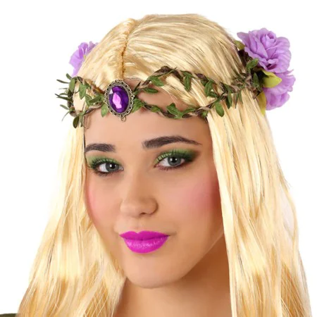 Diadema Flores de BigBuy Carnival, Disfraces con accesorios - Ref: S1125546, Precio: 6,09 €, Descuento: %