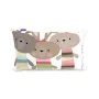 Housse de coussin HappyFriday Moshi Moshi Rabbit Family Multicouleur 50 x 30 cm de HappyFriday, Housses de coussin - Réf : D1...