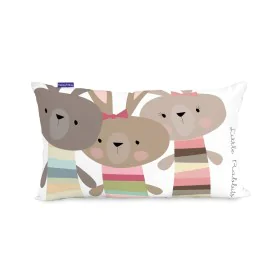 Capa de travesseiro HappyFriday Moshi Moshi Rabbit Family Multicolor 50 x 30 cm de HappyFriday, Capas - Ref: D1609666, Preço:...