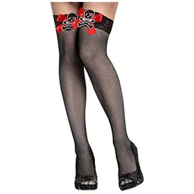 Costume Stockings Pirate One size Black Pirate by BigBuy Carnival, Tights and socks - Ref: S1130310, Price: 4,28 €, Discount: %