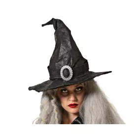 Chapeau Noir Sorcière Adultes de BigBuy Carnival, Chapeaux de chasse - Réf : S1130879, Prix : 5,45 €, Remise : %