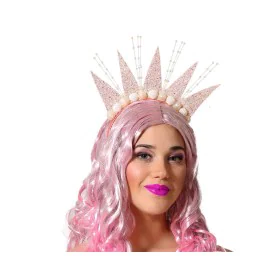 Diadema Cor de Rosa Princesa de BigBuy Carnival, Disfarces com acessórios - Ref: S1131305, Preço: 3,99 €, Desconto: %