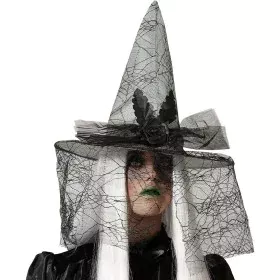 Hat Cobweb Witch Veil Grey by BigBuy Carnival, Hunting Hats - Ref: S1132294, Price: 3,69 €, Discount: %