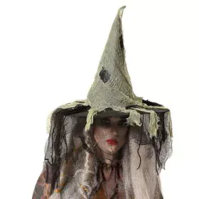 Hat Witch Covered in fabric by BigBuy Carnival, Hunting Hats - Ref: S1132297, Price: 3,98 €, Discount: %