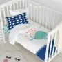 Duvet cover set HappyFriday Moshi Moshi Whale Multicolour Baby Crib 2 Pieces by HappyFriday, Quilts and quilt covers - Ref: D...