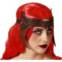 Maschera Rosso Guerriera Halloween di BigBuy Carnival, Maschere protettive per cavalli - Rif: S1132682, Prezzo: 7,94 €, Scont...