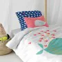 Parure de couette HappyFriday Moshi Moshi Whale Multicouleur Lit 1 persone 2 Pièces de HappyFriday, Couettes et housses de co...