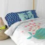 Parure de couette HappyFriday Moshi Moshi Whale Multicouleur Lit 1 persone 2 Pièces de HappyFriday, Couettes et housses de co...